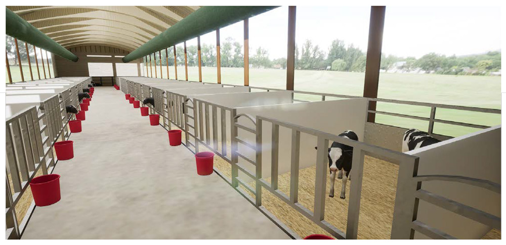 Next Step In Calf Barn Ventilation: Computer-Based Airflow